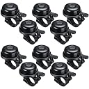 Datanly 20 Pieces Bike Bell Aluminum Loud Crisp Bicycle Bell Clear Sound Mountain Bike Accessories Easy Installation for Girls Boys Adults Kids, Black gallery image