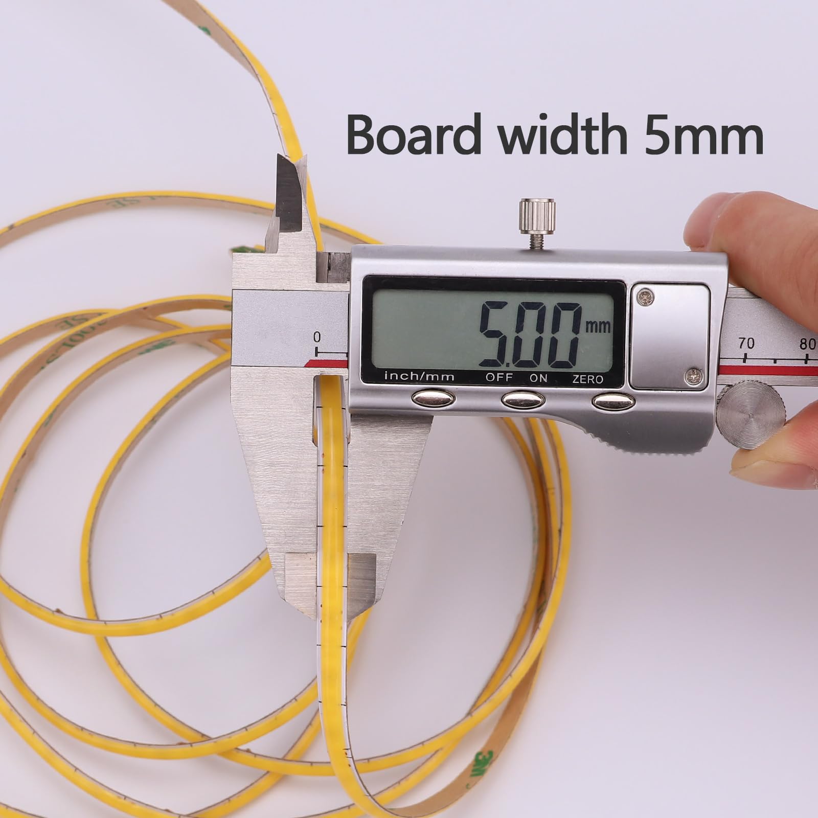 GOMING 5V COB USB LED Strip Light Natural White 4000K 5mm Width USB Powered 13.12ft/4M 400LEDs/M Flexible High Brightness IP20 Not Waterproof LED Tape Lights for DIY Decoration Lighting(2pcs x 6.6ft)