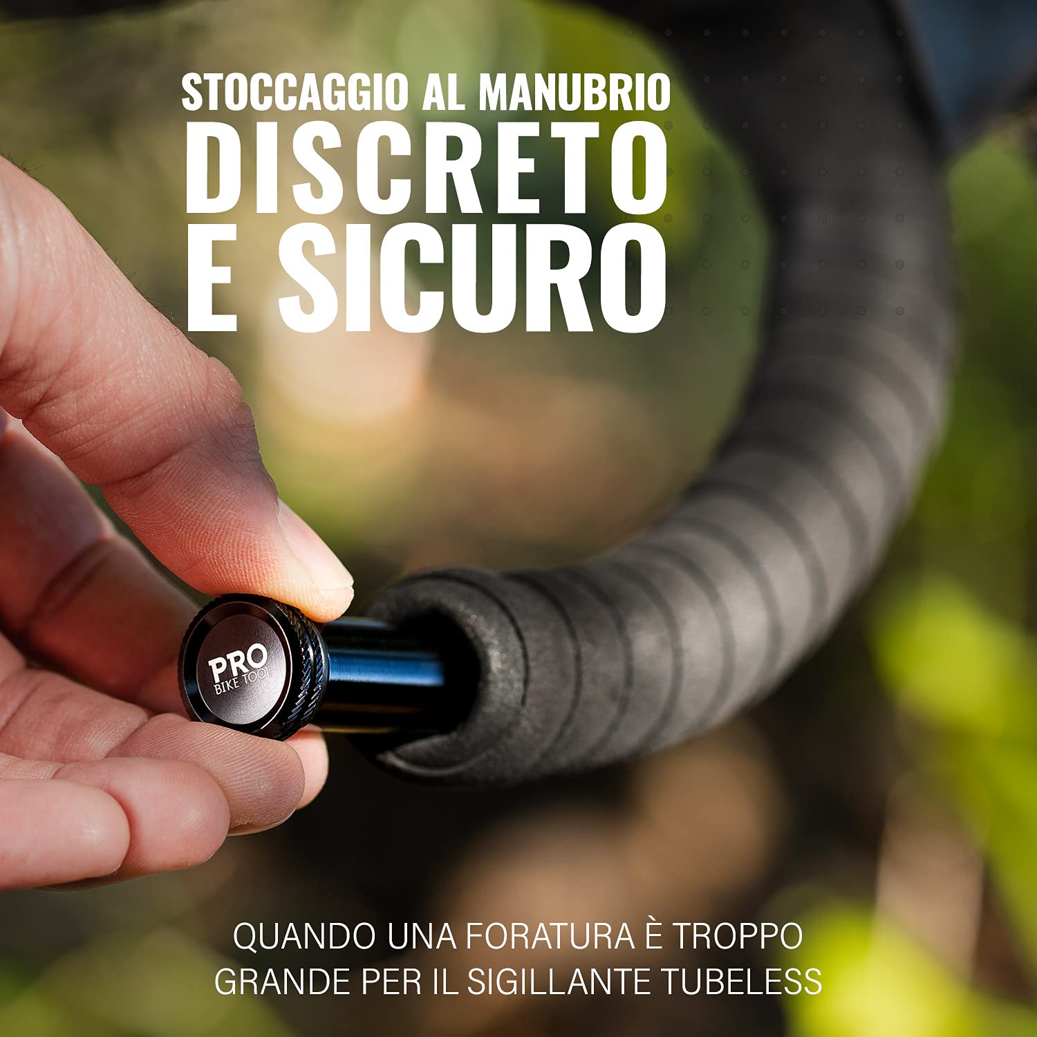 Mtb Ripara Gomme Bici Mtb KOM Kit Riparazione Pneumatici Senza