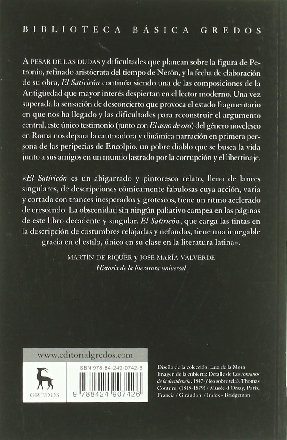 El satiricón: 018 (Varios Gredos)