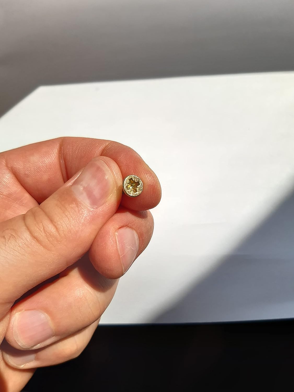 Wood Screws Zinc Plated Yellow M3 Long 1 inch 3.5 x 25mm (0.14"x1") Box Of 250, Gold - Image 5