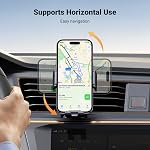 UGREEN Car Phone Holder, Never Blocking Vent, Car Vent Phone Mount with 360 Degree Swing Arm Support Cellulaire Auto Compatible for iPhone 14 13 12 Pro Max Mini, Galaxy S23 Ultra, 4.7-7.2 inch Phones