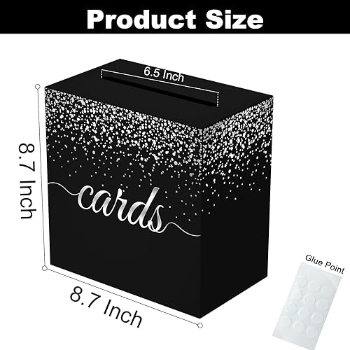 Miniatura 2 de Caja de regalo para tarjetas de regalo con sobres florales para boda, caja decorativa de colección para fiesta de compromiso y ceremonia de boda