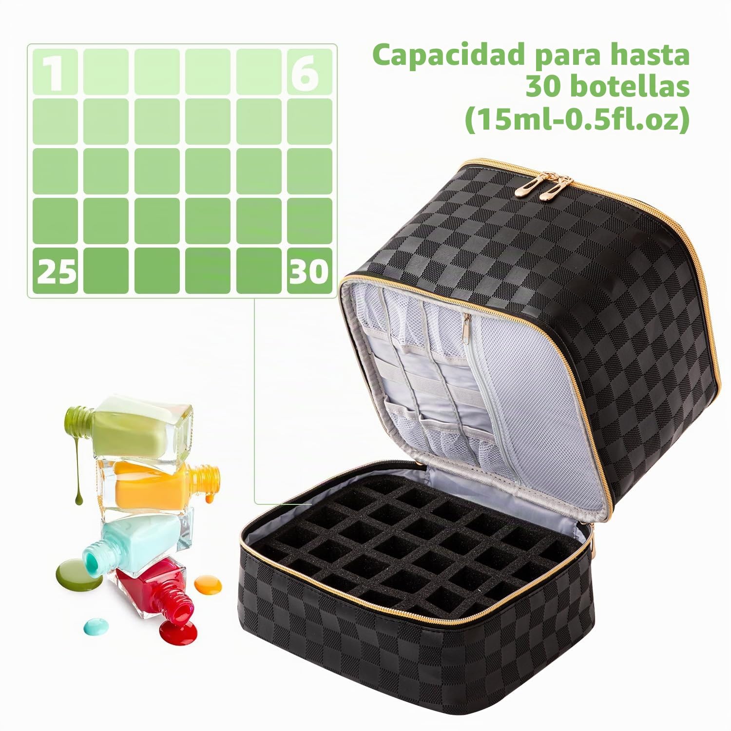 Organizador de esmalte de uñas