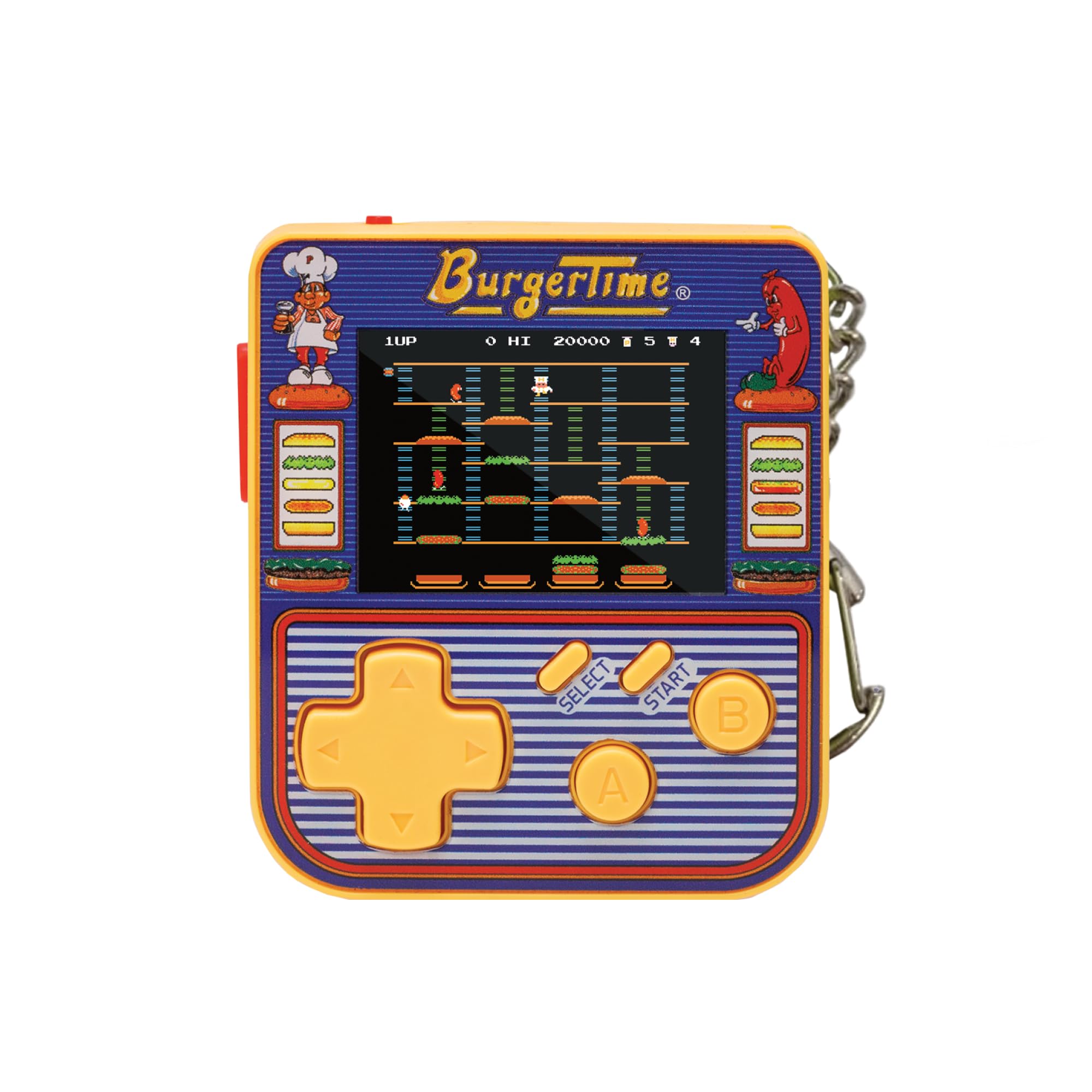 Amazon.co.jp: スーパーマイクロ - Burgertimeキーチェーンゲーマー