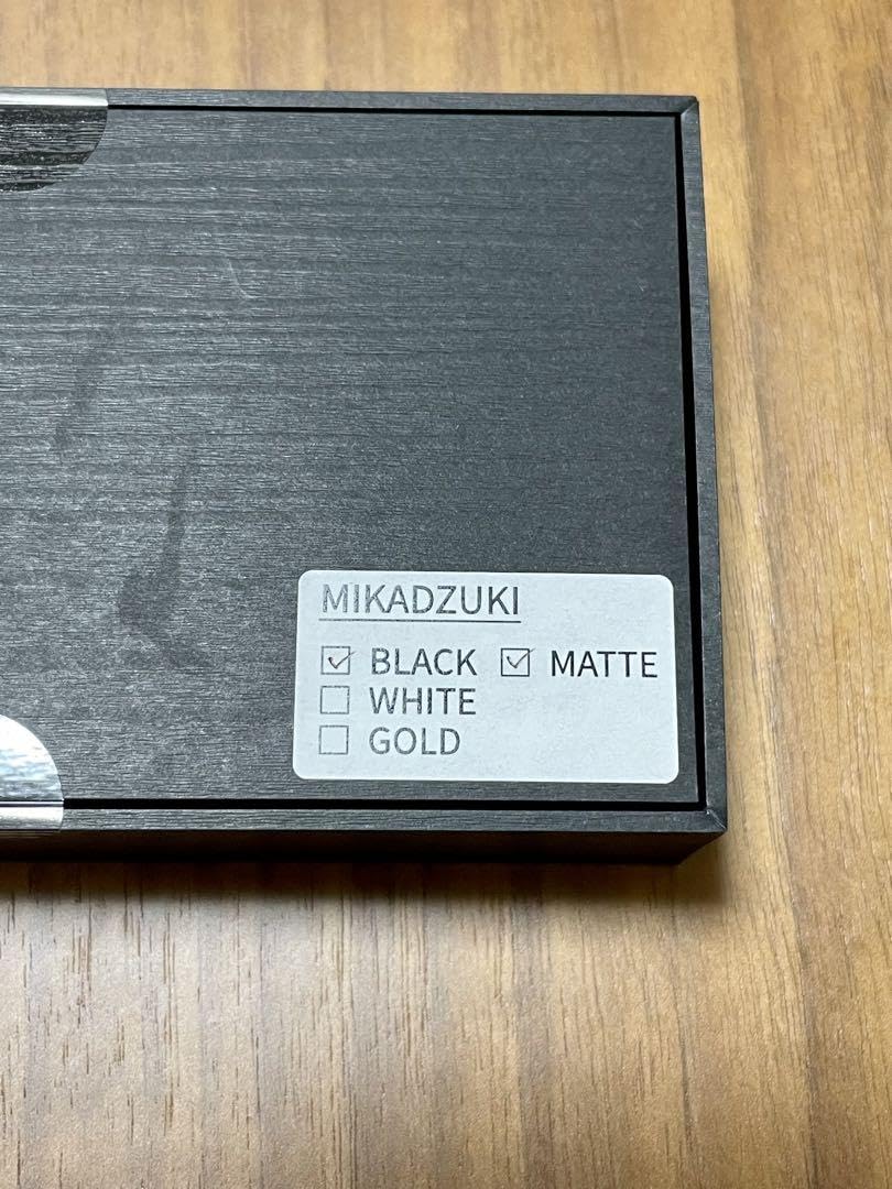 MIKADZUKI matte black 【公式通販】