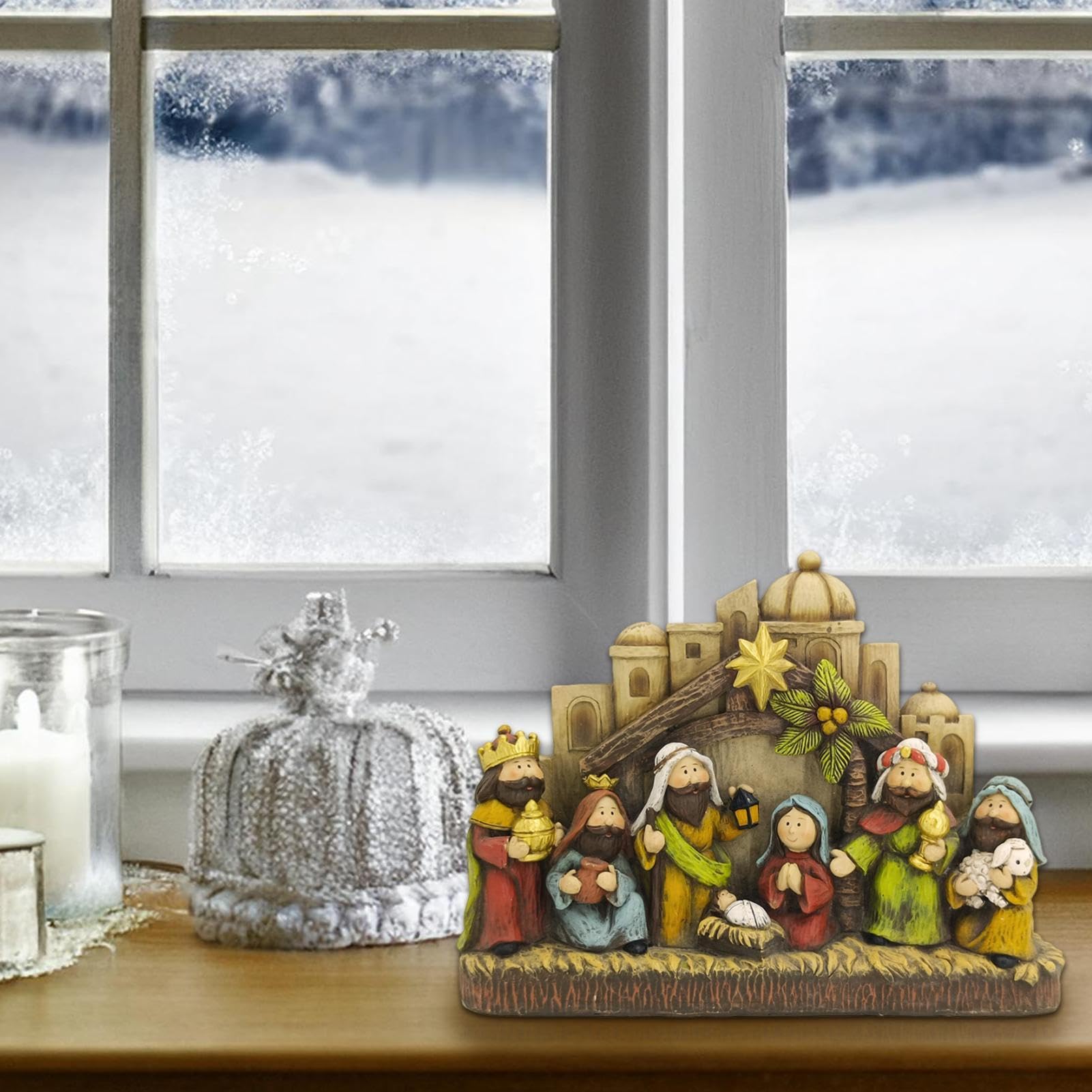 Krippenfiguren, Weihnachts- , Schreibtisch