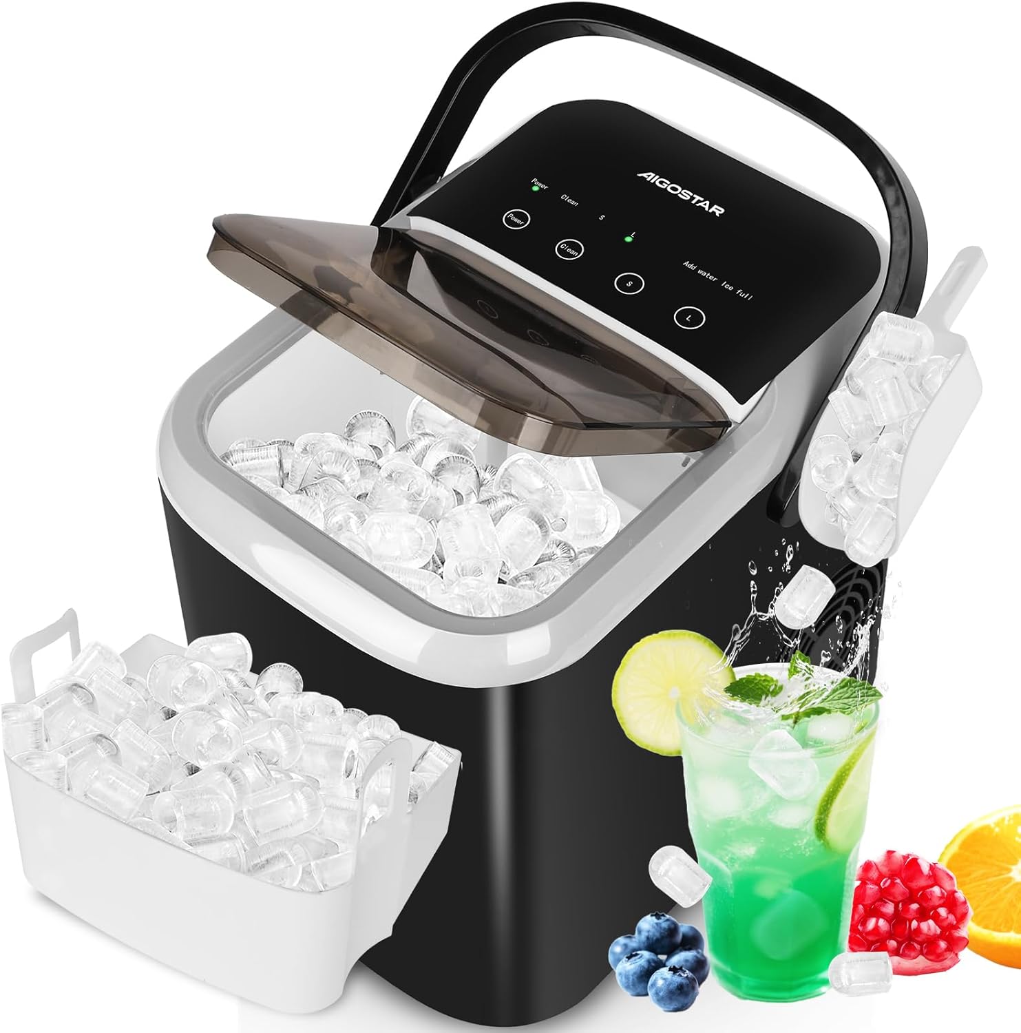 Aigostar Máquina de Hielo 14kg