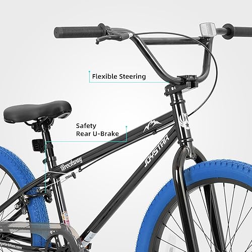 Miniatura 3 de JOYSTAR Brockway Freestyle - Bicicletas BMX para niños de 20 pulgadas y 24 pulgadas, bicicletas para niños de 6 a 14 años y ciclistas de nivel