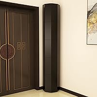 Vista 1 de Armario giratorio para zapatos, zapatero de metal giratorio de 360°, almacenamiento redondo vertical, estante estrecho de 3/6/9/12/15 niveles