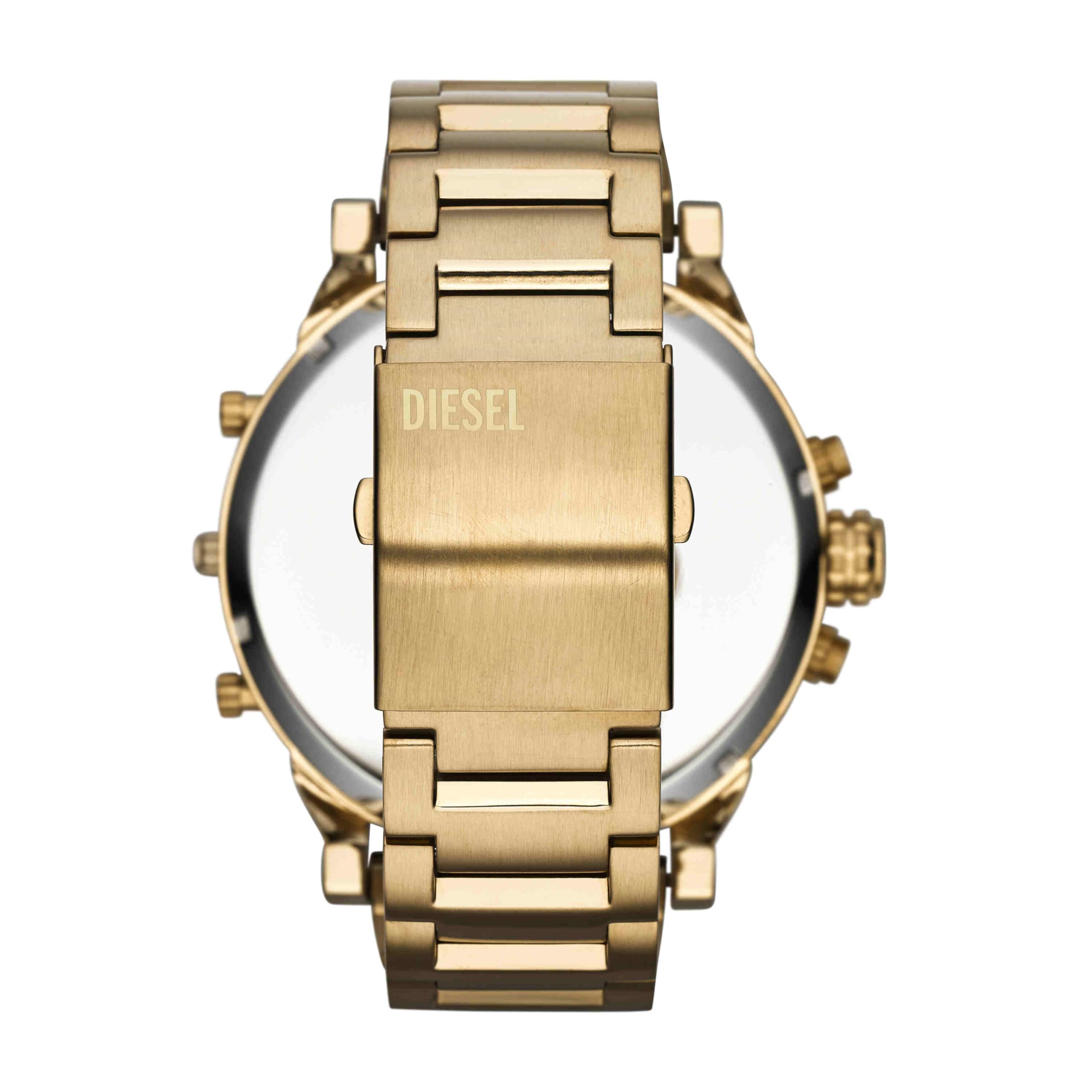 Diesel Mr. Daddy Reloj para Hombre, Movimiento multifunción de Cuarzo con Correa de Acero Inoxidable