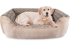 JOEJOY Rectangle Dog Bed for Medium Sized Dogs