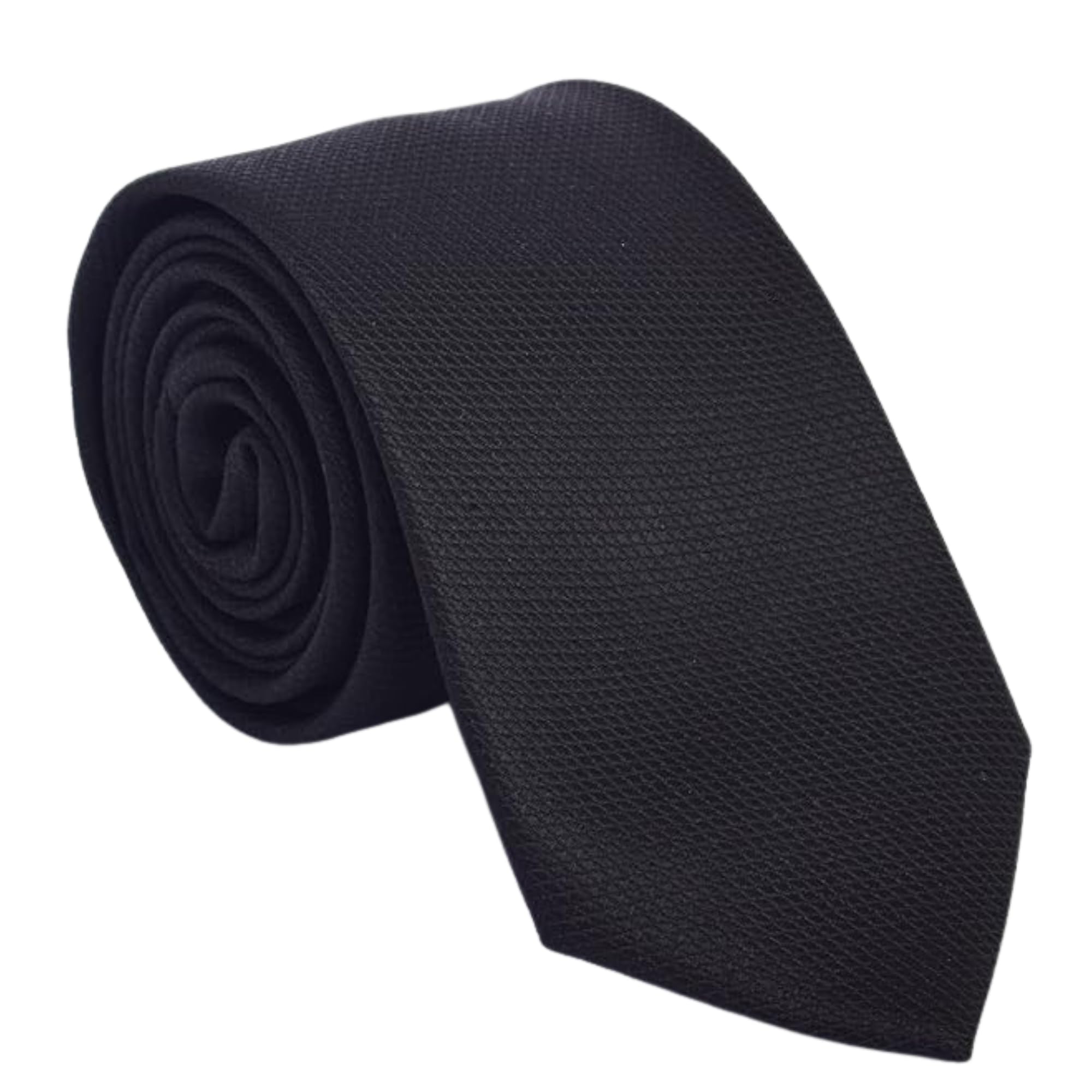 young arrow Men’s Microfiber Tie for Formal & Office Wear | 3 Inch Classic Necktie for Suits & Shirts | Solid Micro-Textured Wedding & Party Tie for Men-picture-14