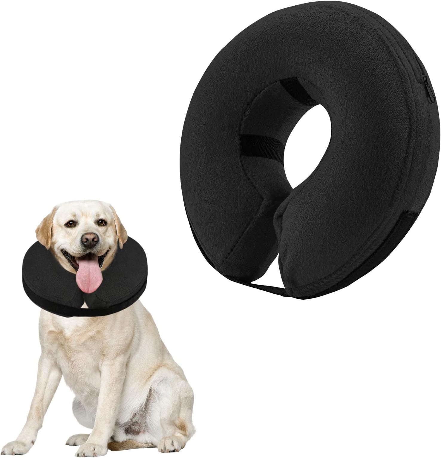 Emwel Pet Inflatable Collar for Large Dogs, Comfy Pet Collar Cone for