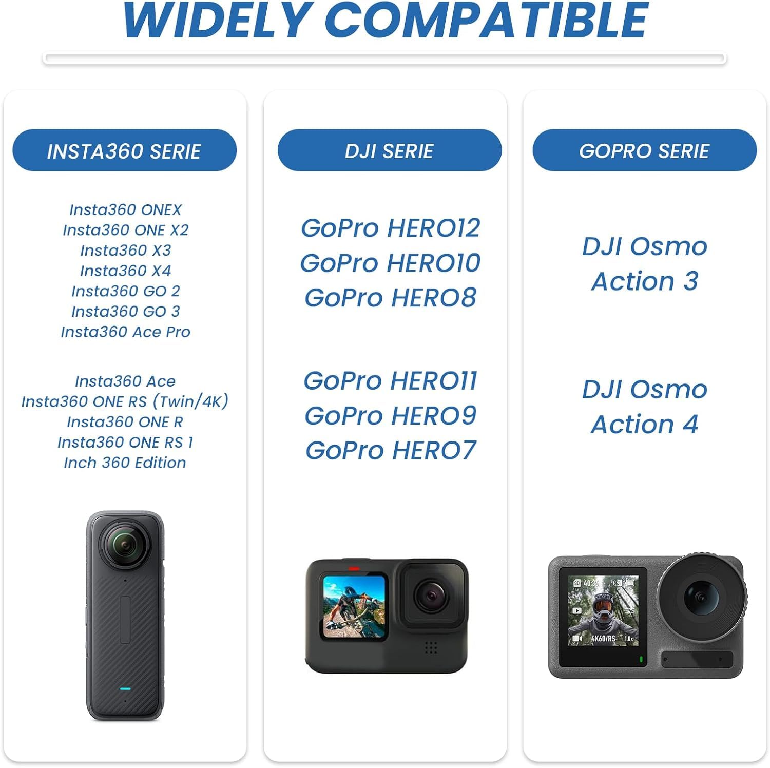 92cm Perche à Selfie Télescopique Etanche pour Autres Caméras d'action pour GoPro Hero 13 12 11 10 9 8 Max DJI Osmo Pocket 3 Action 5 Pro 4 AKASO EK7000 V50X