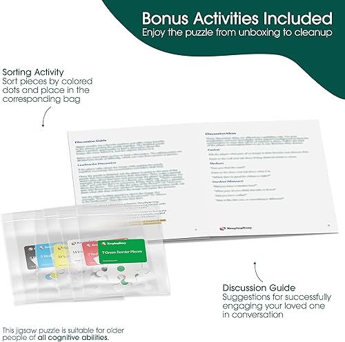 Miniatura 5 de Keeping Busy Rompecabezas de demencia para personas mayores Retro Ride 48 piezas Alzheimer rompecabezas para personas mayores con demencia