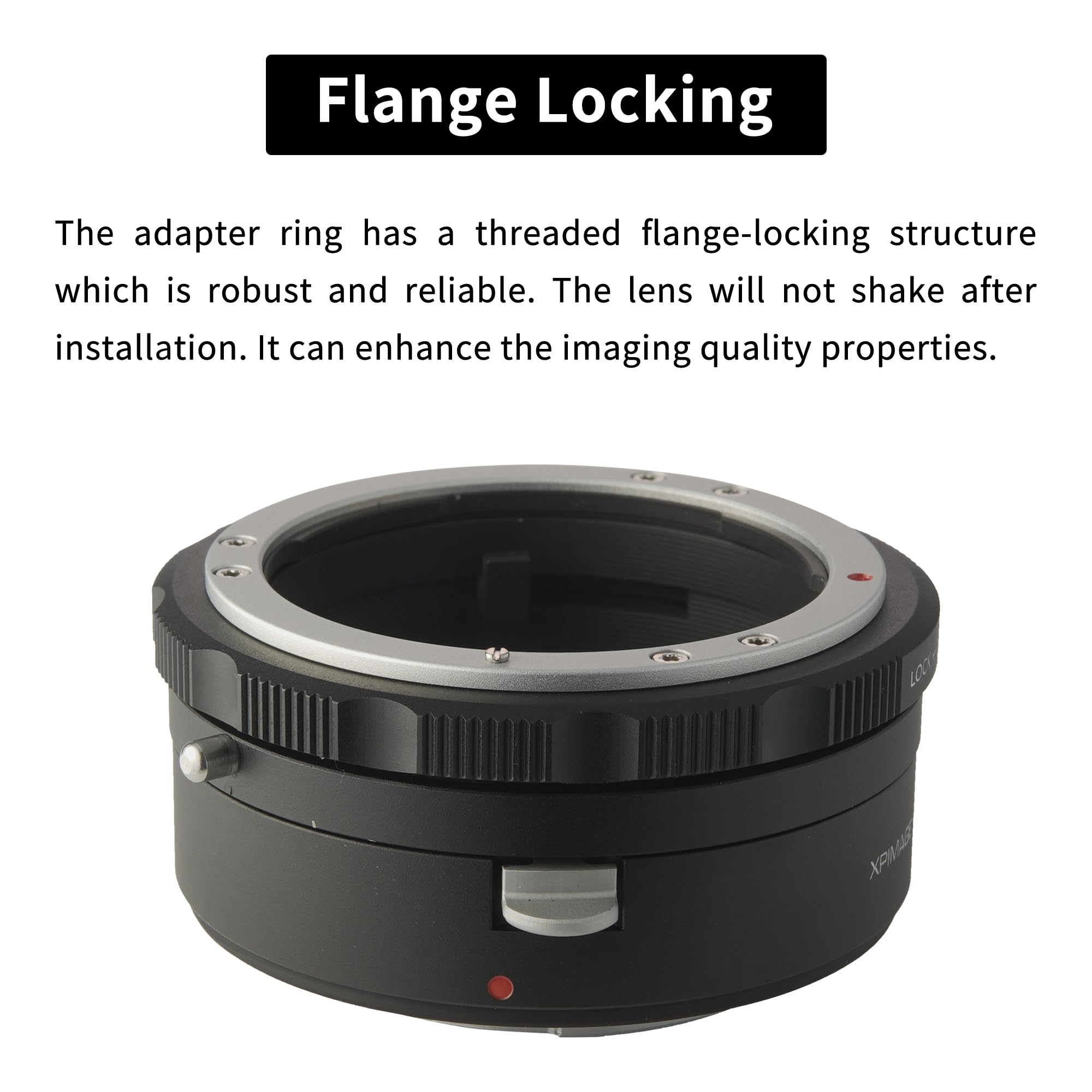 XPIMAGE Lens Mount Adapter Ring for Nikon F Lens to Sony E Mount Camera A7M3 A7M4