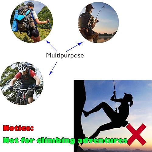 Miniatura 5 de SMTUNG Mosquetón de resorte de acero inoxidable 304 Mosquetón multifuncional Mosquetón Camping Pesca Senderismo Viajar