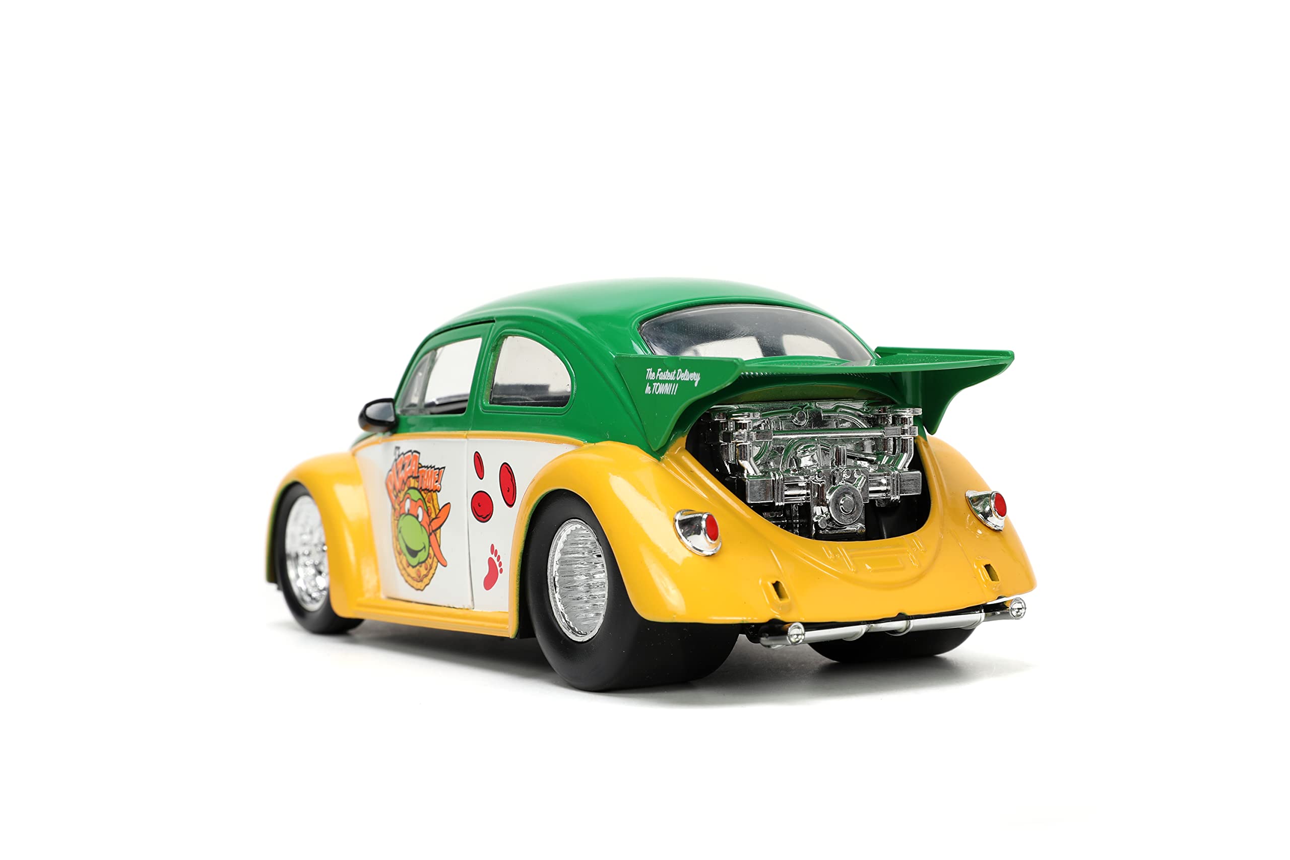 Jadatoys 1:24 Volkswagen VW Drag Beetle 1959 Avec Turtles chiffre Michelangelo 253285002 modèle voiture 253285002 4006333081439