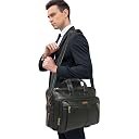 Zipline Laptop bags for men office use | Faux Leather laptop bag for Man - Fits 14/15/15.6 inch Laptop/Macbook/Macbook Pro/Tablet Messenger office Bags For Men (1-Green Bag) gallery image