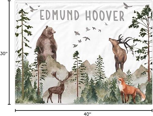 Miniatura 90 de Manta de bebé personalizada para niñas, manta de bebé personalizada con nombre, súper suave, mantas personalizadas con nombre para niños, mantas