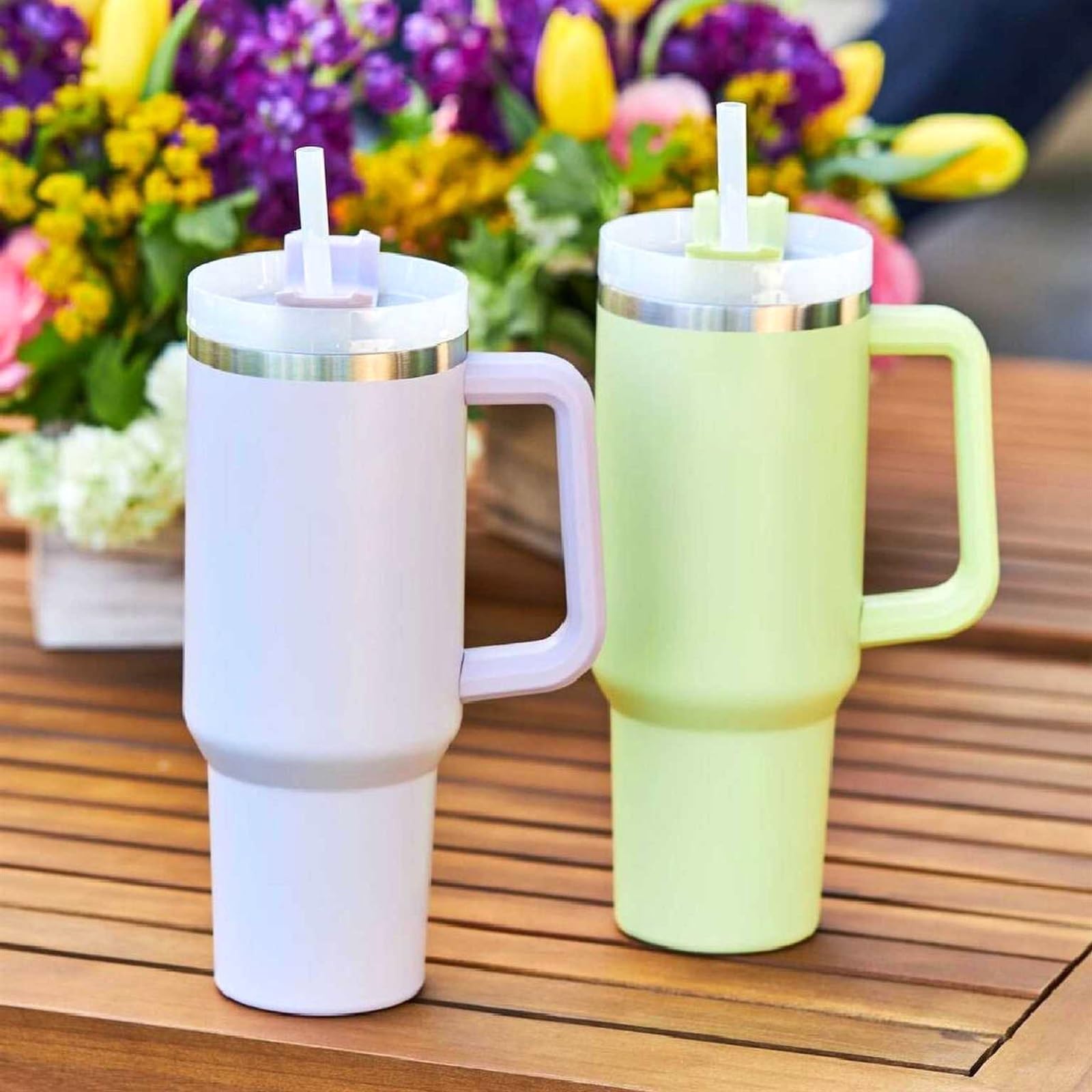 Vaso Térmico Café Termo Café Acero Inoxidable 380ml - Mantiene Temperatura 8h Caliente/6h Frío - Rosa Termo Stanley