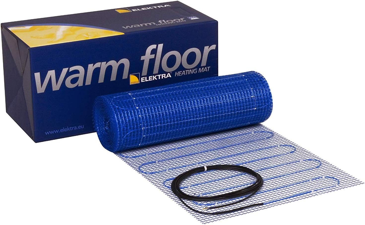 Electric Underfloor Heating Mat 2m2200W/m2 with White Programmable
