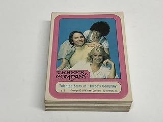 1978 Topps THREE'S COMPANY Sticker Complete Set (1-44)