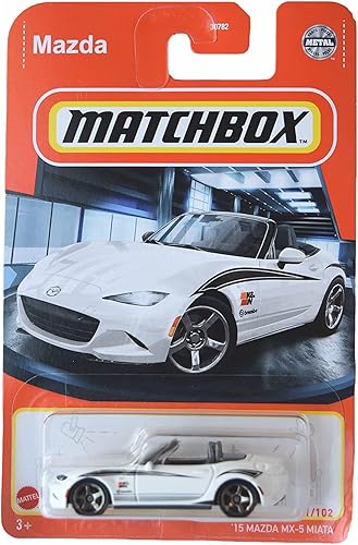 Miniatura 1 de Hot Wheels Matchbox '15 Mazda MX-5 Miata - Blanco 61/102
