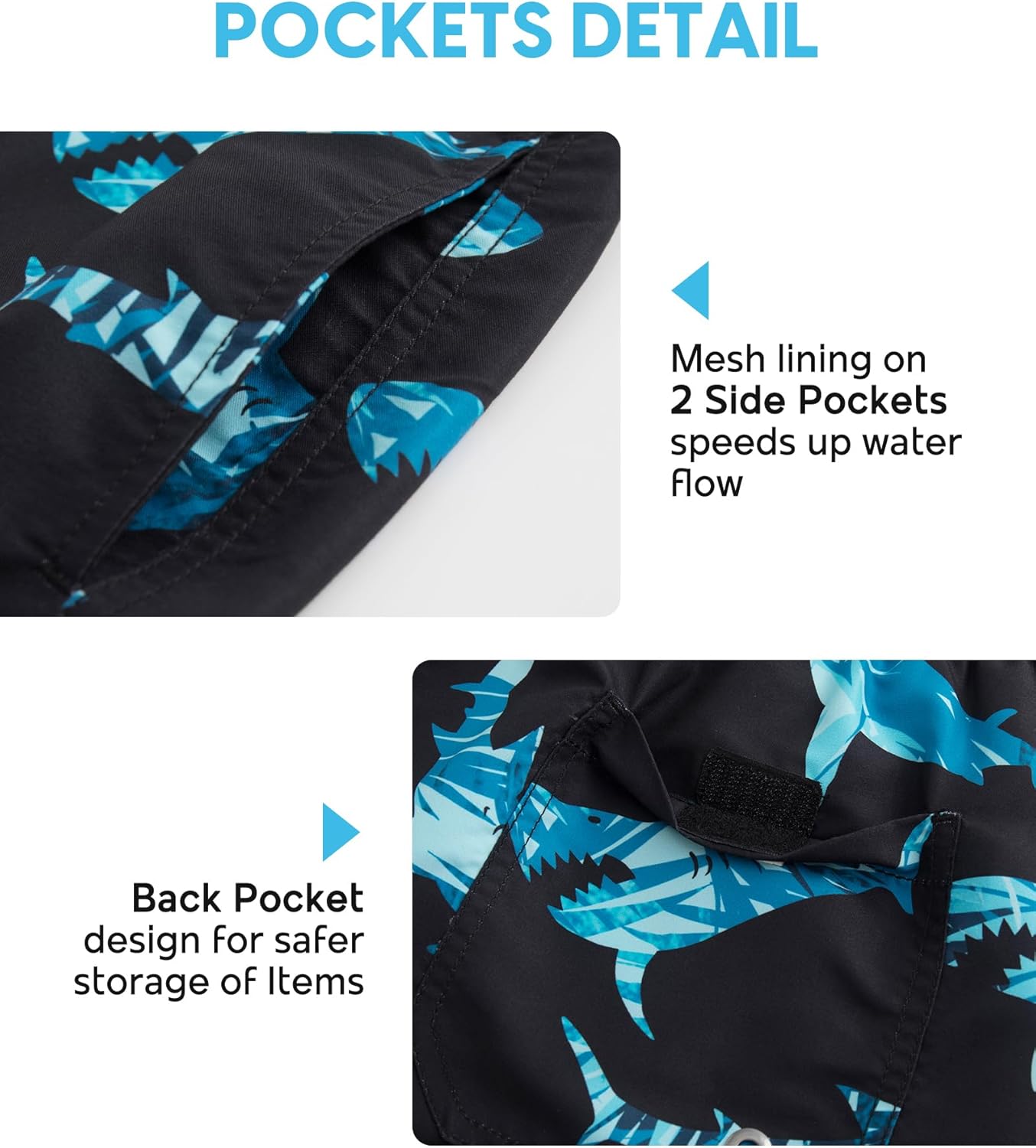 Mens Swim Trunks 5 Inch Swimming Shorts with Mesh Lining Quick Dry Bathing Suits for Men Swimwear - Image 3