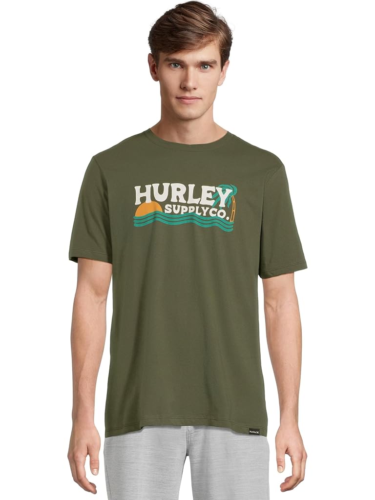Green Hurley Wet Sand Short Sleeve