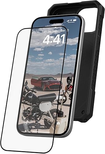 Miniatura 5 de URBAN ARMOR GEAR UAG - Protector de pantalla compatible con iPhone 15 Plus 6.1 pulgadas, vidrio templado doble 9H, ultra transparente, HD,