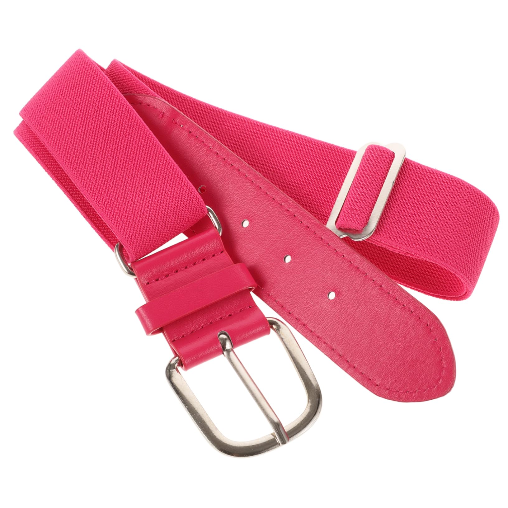 CONGARTENO Elastic Comfortable Waist Belt Softball Belt Youth Girls Baseball Adjustable Pu