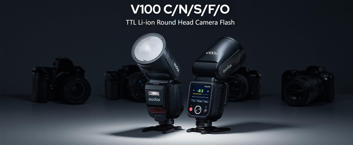 Flash GODOX V100 S Per Sony, V100S TTL 100W Touchscreen Con Global Shutter, HSS 1/8000s, Versione Aggiornata Del GODOX V1 Pro, Compatibile Con Sony A9 III, A7 III, A7C II, A7 IV - View #7