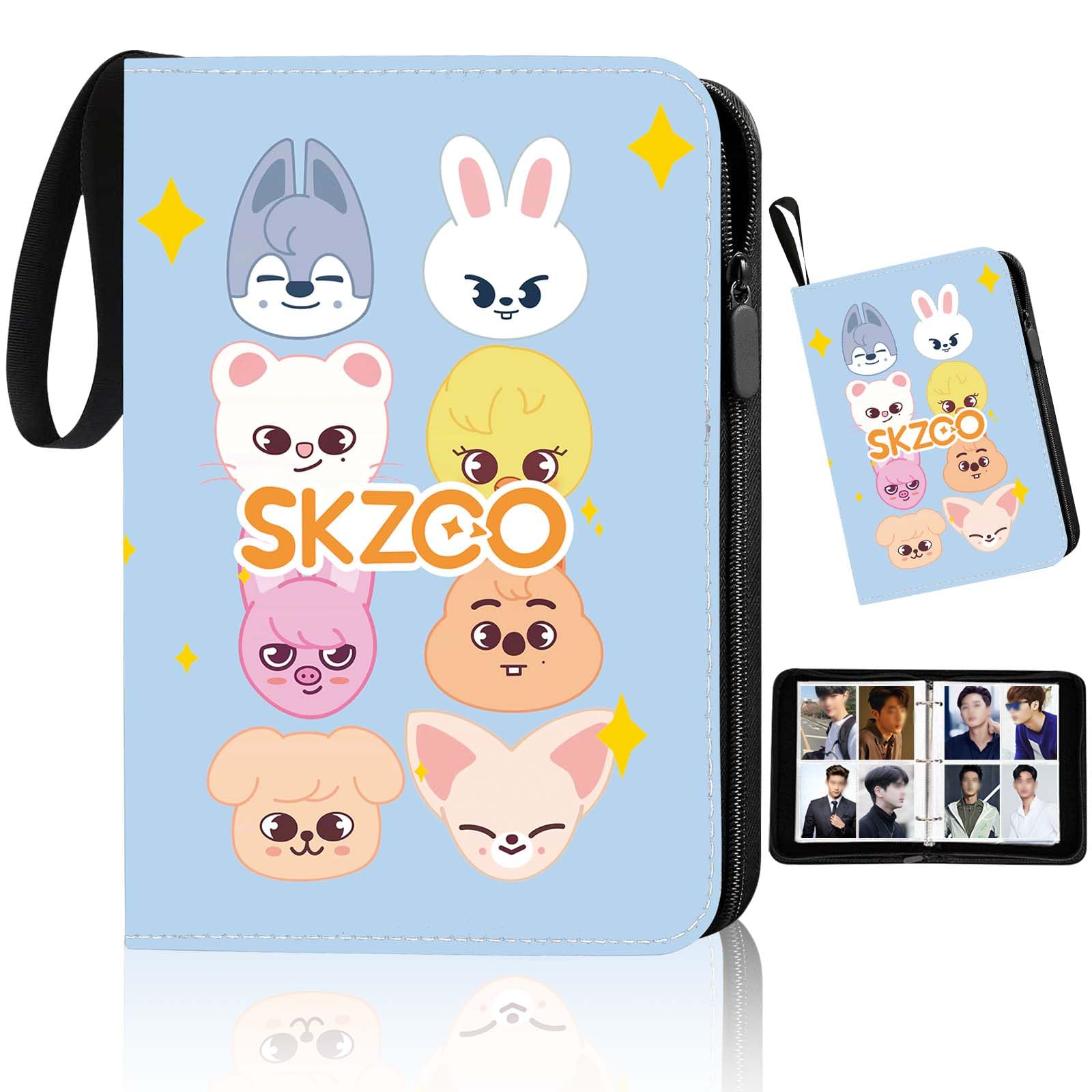 Stray-Kids Photocard Binder, Skzoo Trading Card Album for 400 Skz