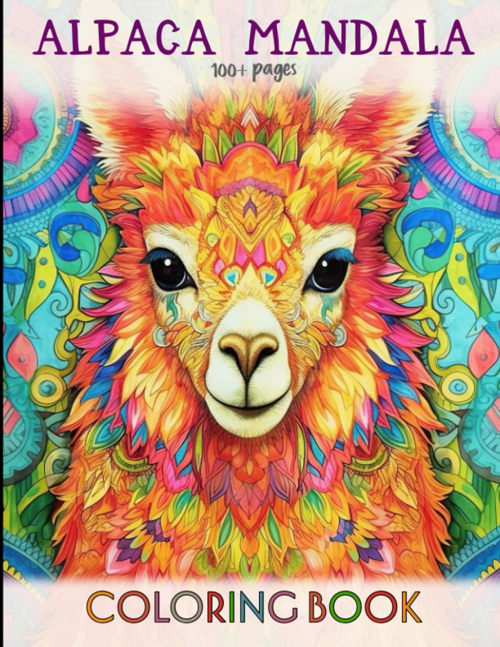 Alpaca Mandala Coloring Book: 50+ Mindful Mandalas Designs for Adults | A Relaxing and Stress Reliefing Colouring Book | Great Gift Idea for Friends