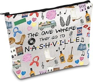 FOTAP Bolsa de maquillaje Nashville Trip - Re...