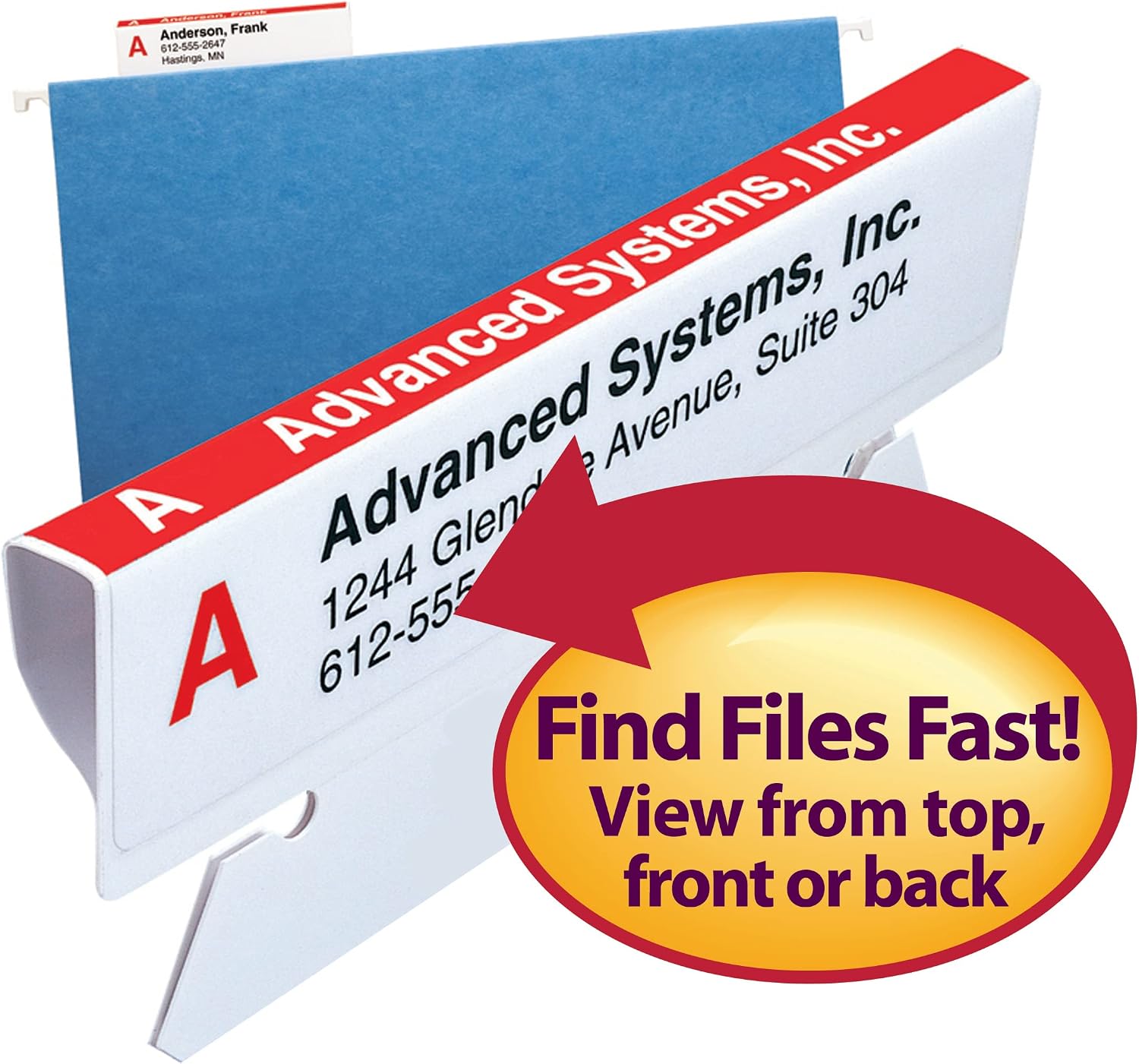 Smead Viewables Color Labeling System Refill Pack, 3 7/16" x 1 1/4", White, 160 per Pack (64915)