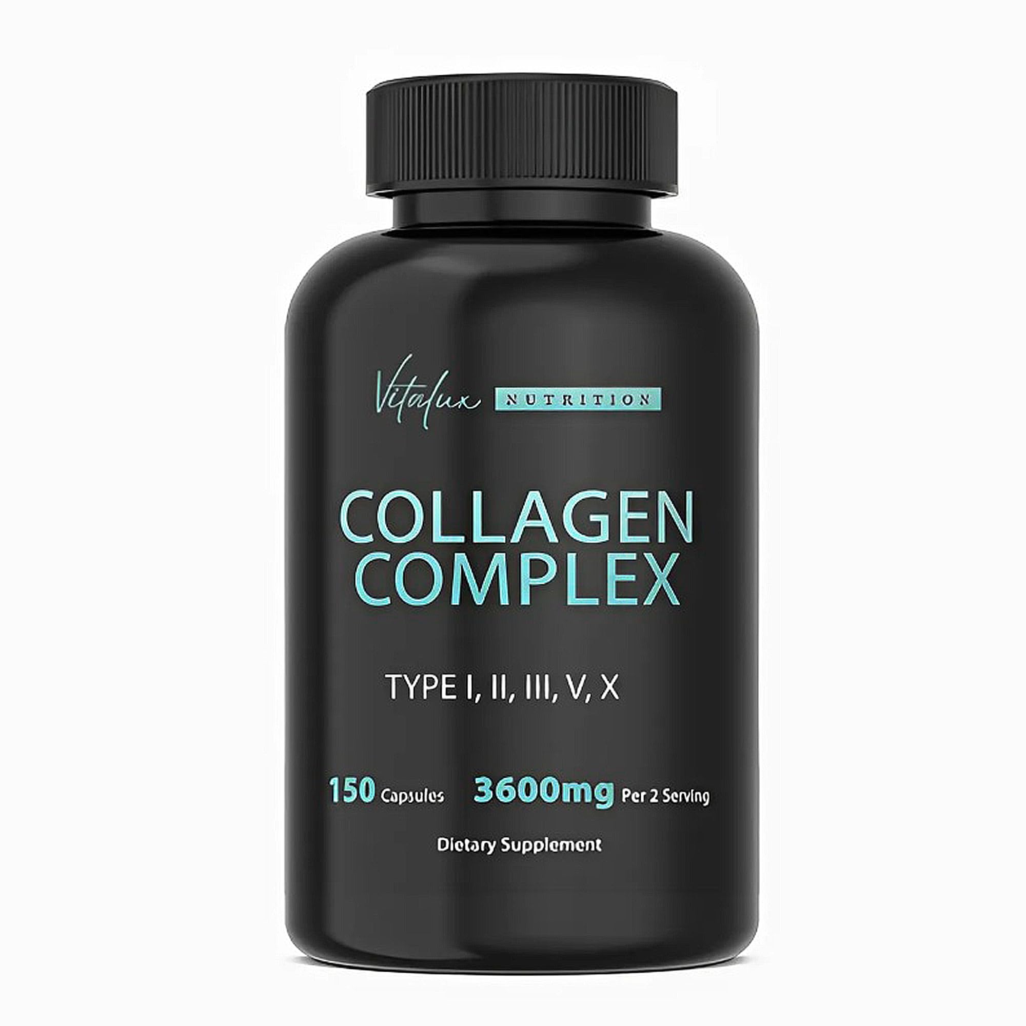 Collagen for Women Men - Vital Nutrition - Hydrolyzed Collagen Peptides - Multi Collagen Capsules Keto Friendly Healthy