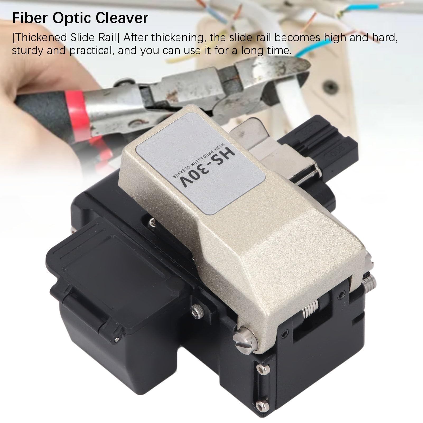 Generic Mannaia per Fibra Ottica Taglierina Automatica Multifunzionale Affidabile per Laboratori e Tecnici di Fibra Ottica 1 unità