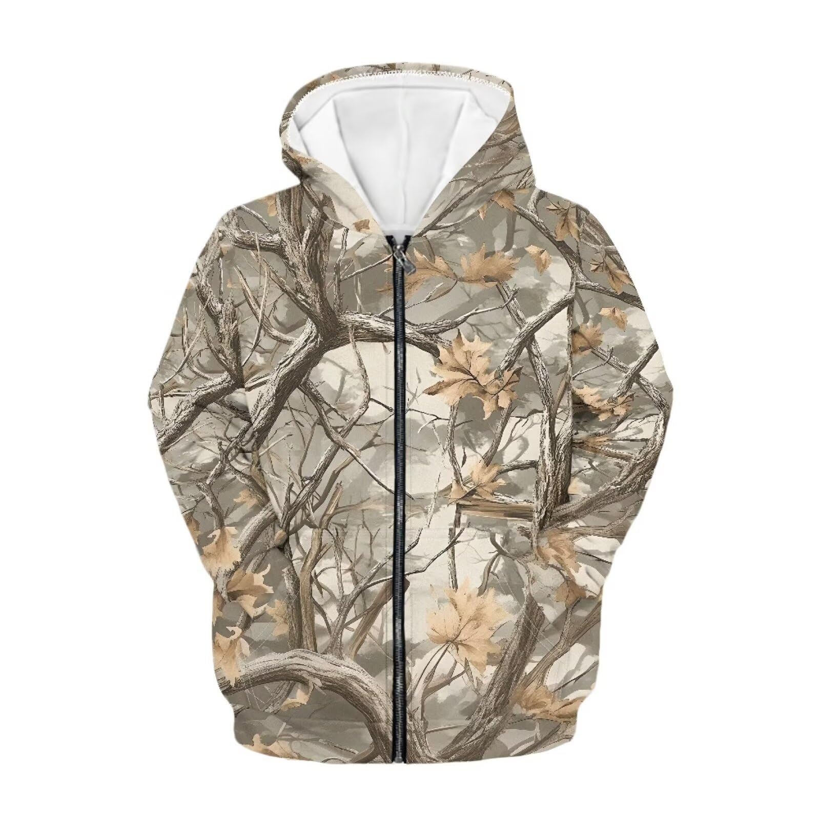 Zipper Hoodie for Kids Full Zip Up Sweatshirt Active Coat Hooded Pullover with Pockets Size 6-16 Boys Girls