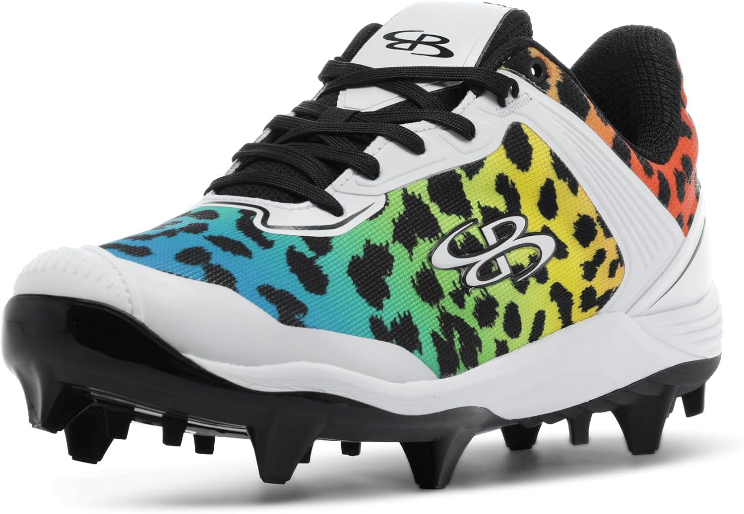 Boombah Viper Women's Molded Cleat - Cheetah Pitching Toe - Multiple Color Options - Multiple Sizes