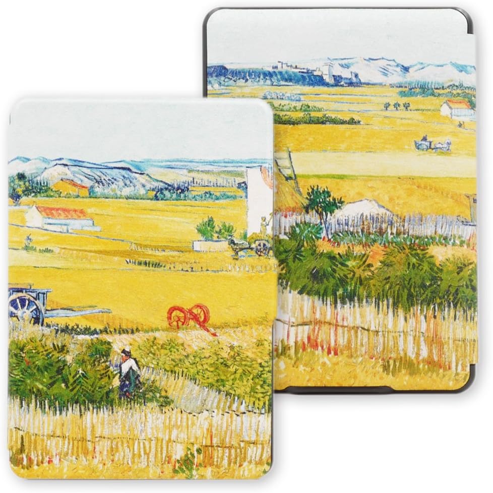 Kandouren Case Cover for Kindle Paperwhite - ,Light Slim Cover with Auto sleep and wakeup function(Fit 6 inch Amazon Kindle Paperwhite 2013 2015 2016 2017 2018),yellow color book