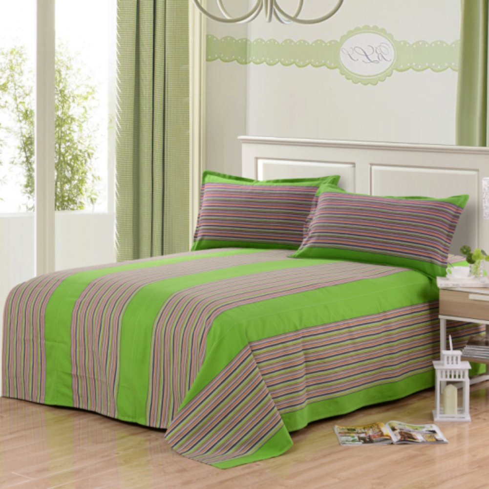 Drap de lit en coton rembourré double 250x250cm idéal pour vos nuits de sérénité