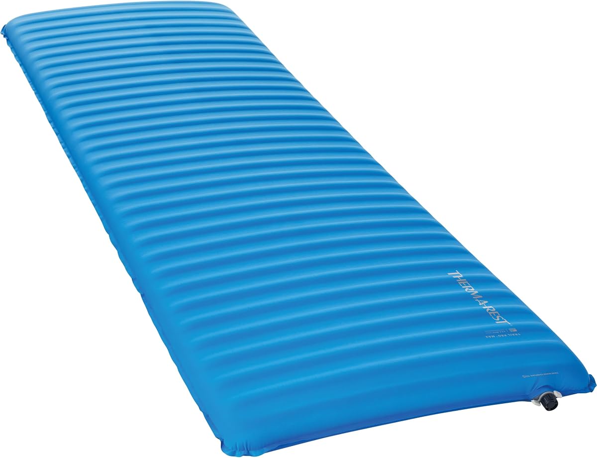 Trail Pro MAX - Colchoneta para dormir autoinflable y liviana, ancho normal