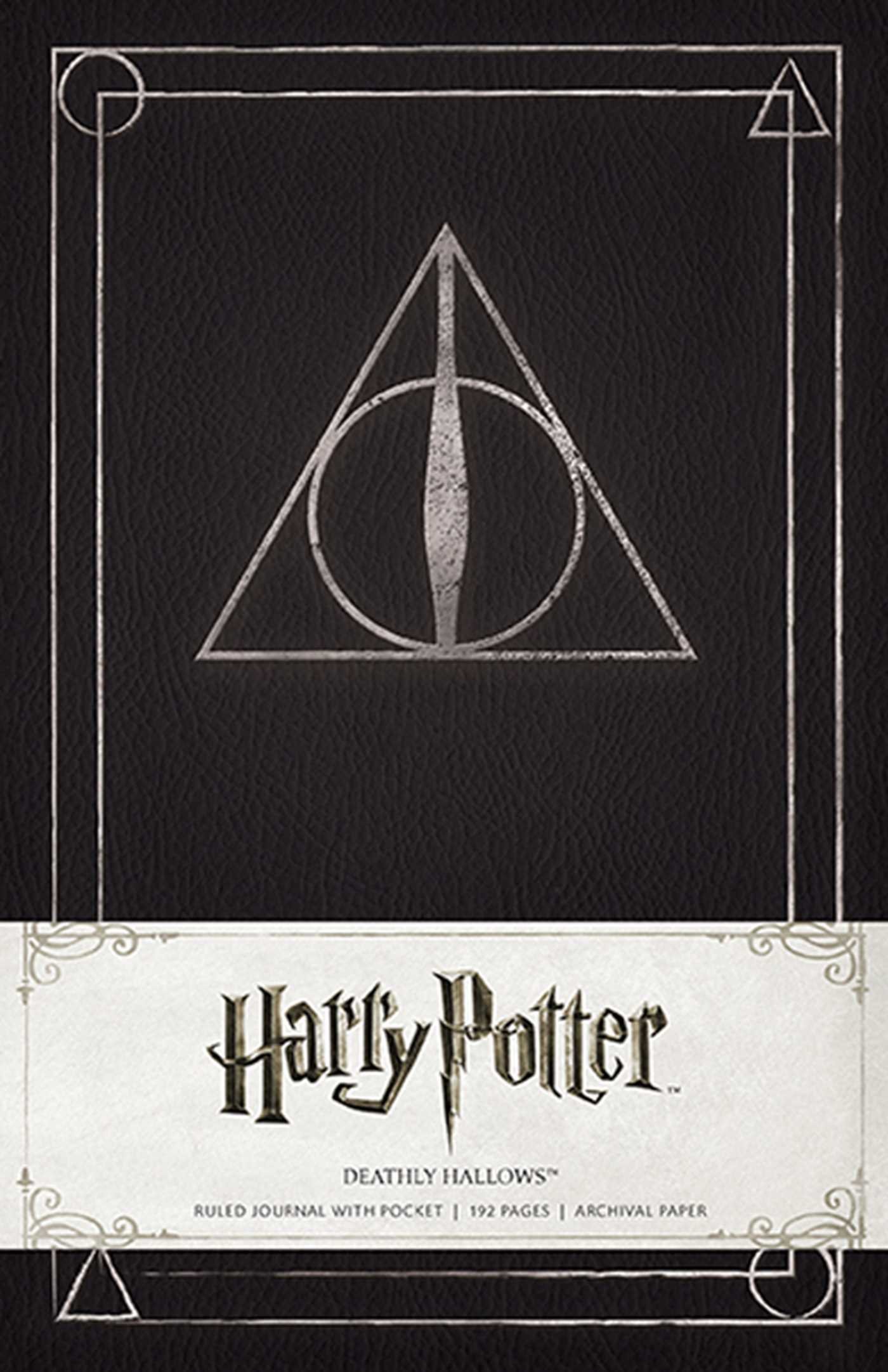Harry Potter Deathly Hallows: Deathly Hallows, Ruled book, Black