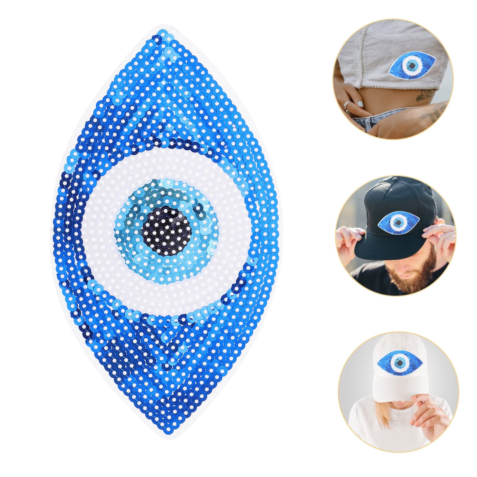 ARTIBETTER Parche De Ropa Con Lentejuelas Pack Para Diy Accesorios De Costura Y Reparación De Para Decorar Ropa Y Accesorios 5 Piezas X 8