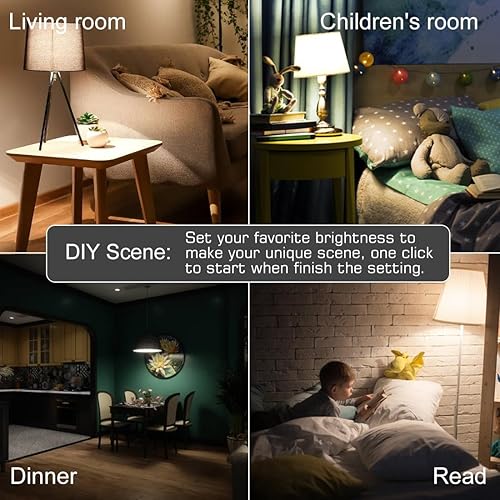 Miniatura 7 de MELPO Bombilla Alexa equivalente a 130 W, bombillas inteligentes de color blanco cálido a luz diurna sintonizables, bombillas LED Bluetooth A19 E26