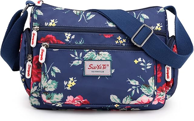 XUDREZ Crossbody Bags for Women,Multi Pocket Crossbody Bag Shoulder Bag Travel Bag