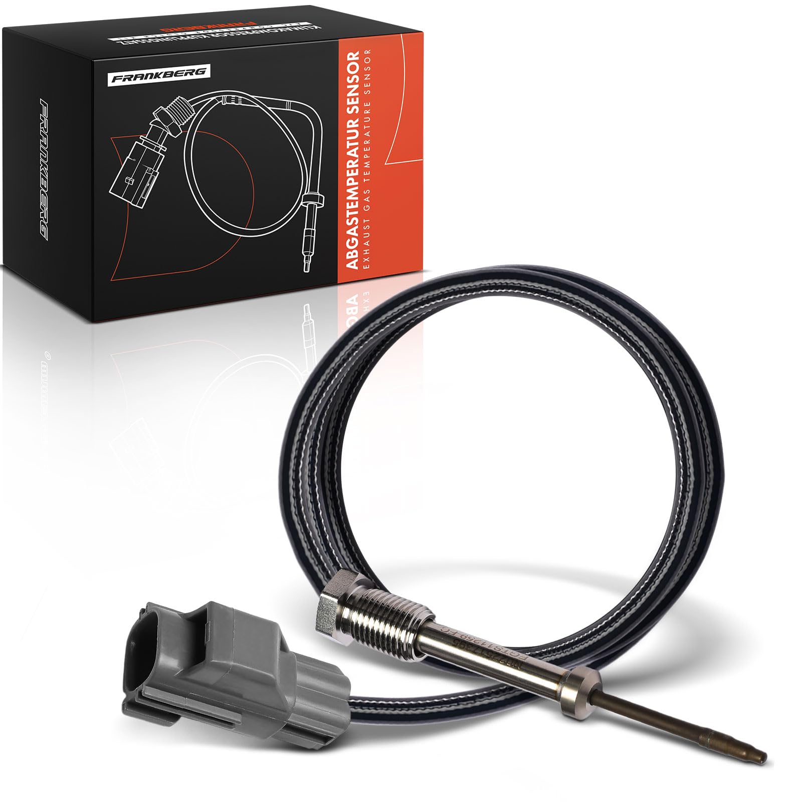 Frankberg Sensor de temperatura de gases de escape | AV4112B591AB; Compatible con: K.u.g.a I, K.u.g.a II DM2